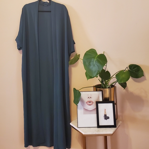 Boohoo Tops - Green Duster